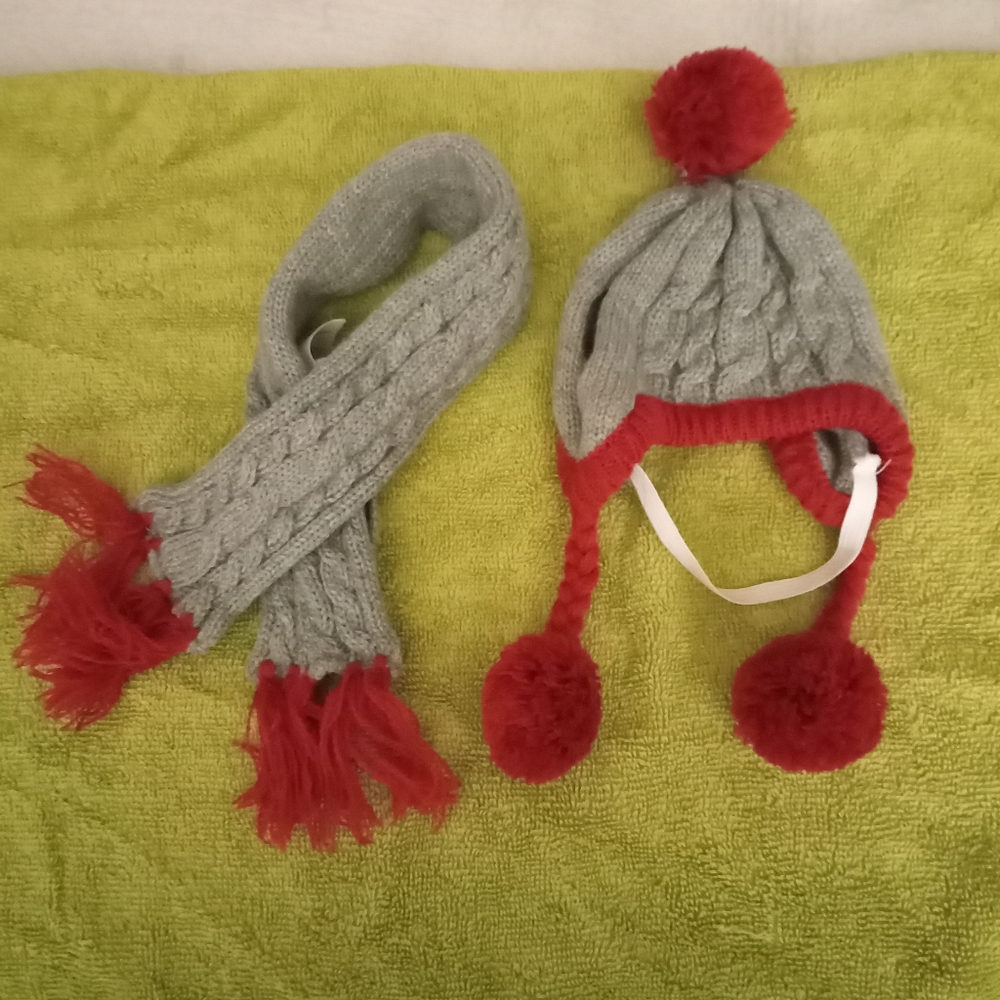 Pets hat n scarf